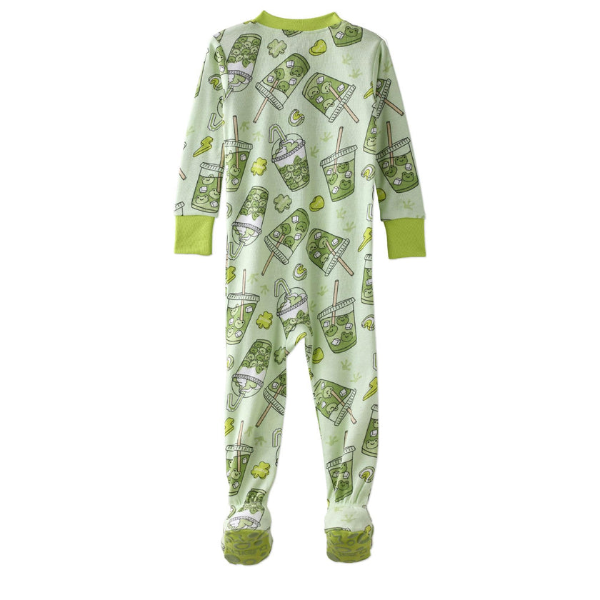CRUZ Snug-fit Footed Baby Boys Pajamas