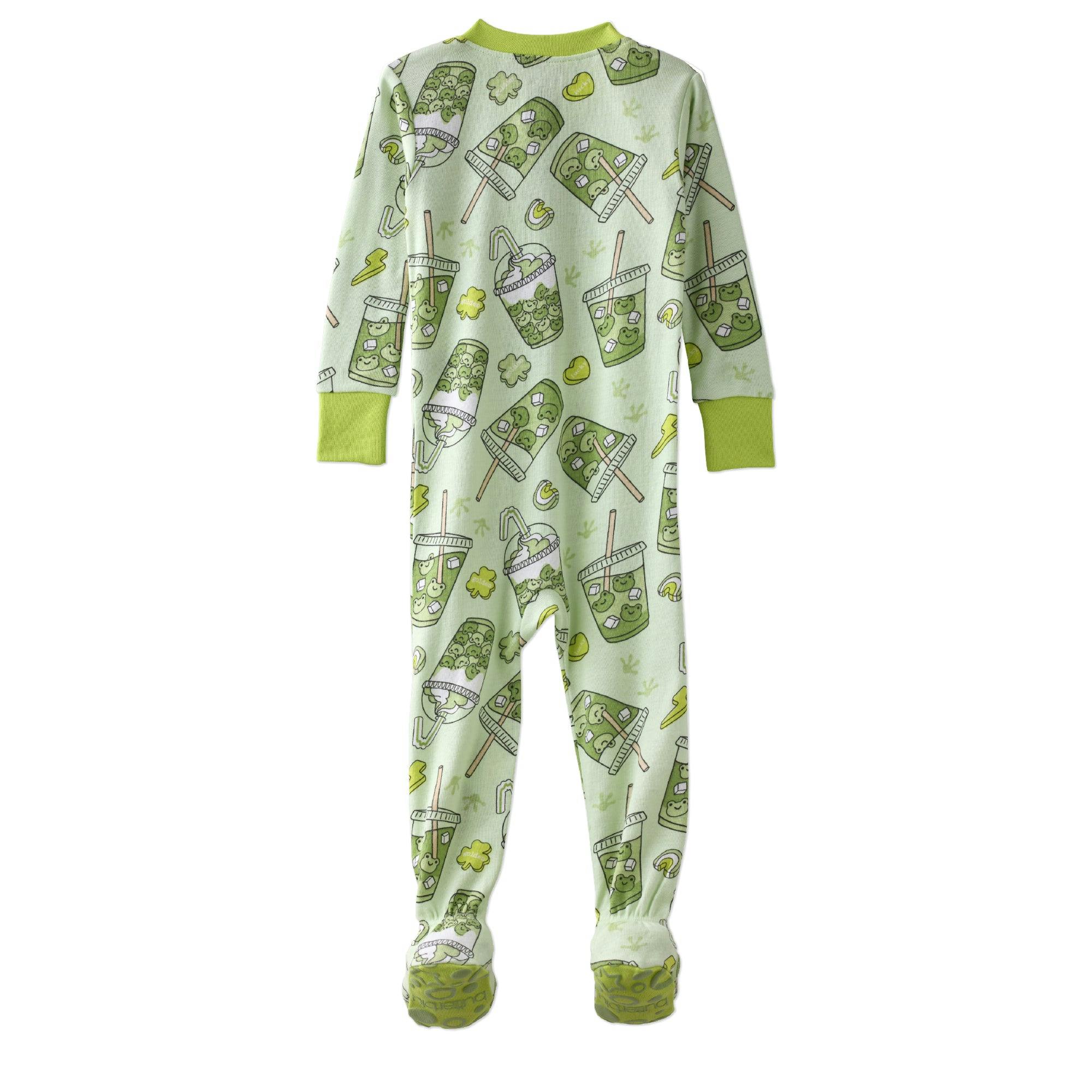 CRUZ Snug-fit Footed Baby Boys Pajamas