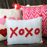Xoxo Mini Pom Pom Pillow