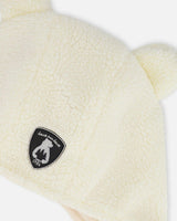 Lined Baby Sherpa Hat with Ear Flaps