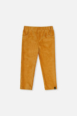 Stretch Velour Treggings Yellow