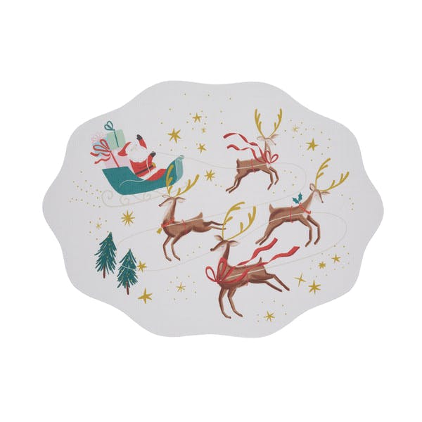 Santa Sleigh Placemat