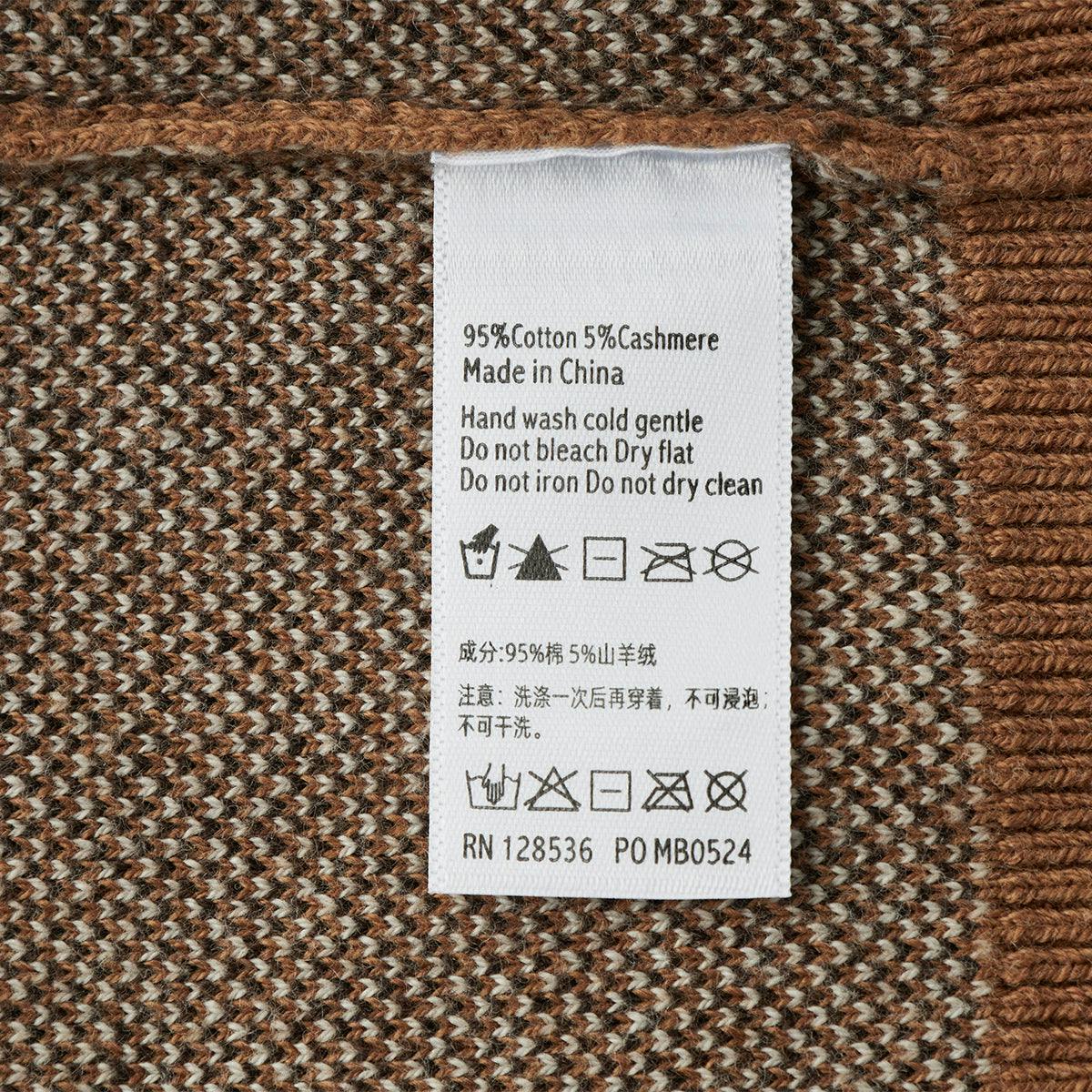 Pinecone & Knitted Birdseye Jacquard Sweater