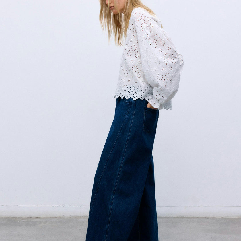 Sakura Woman Blouse Pure Cloud