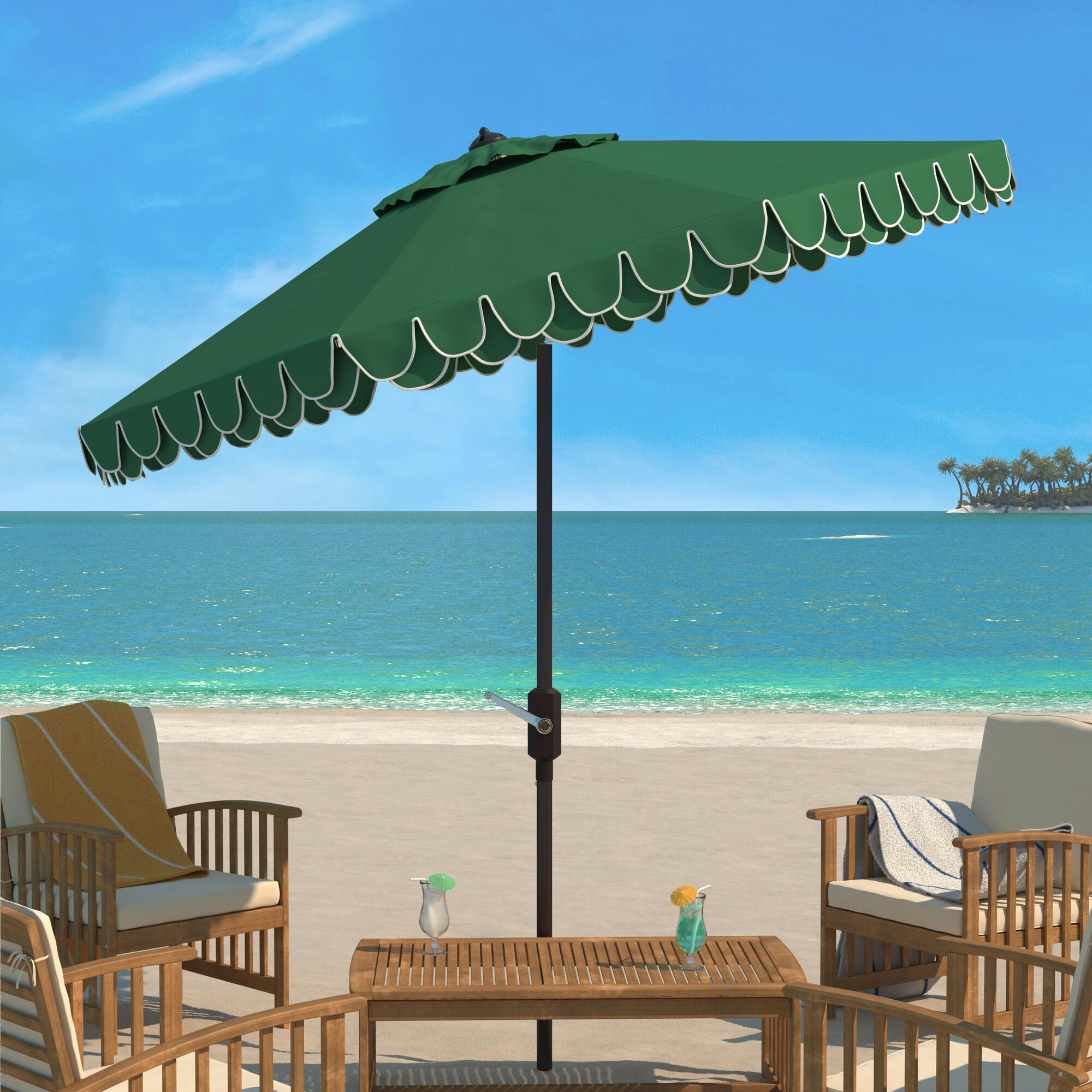 Elegant Valance 9Ft Umbrella
