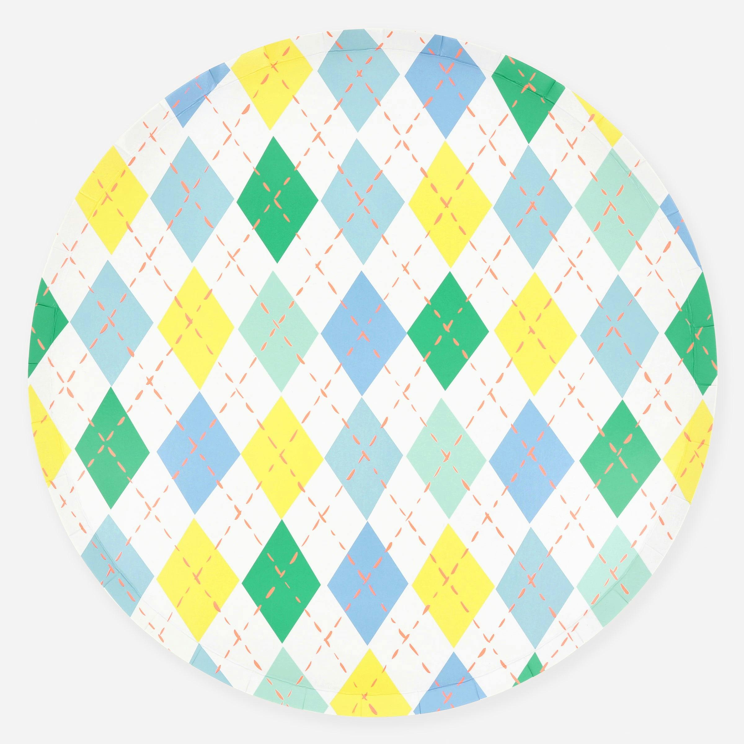 Argyle Dinner Plates