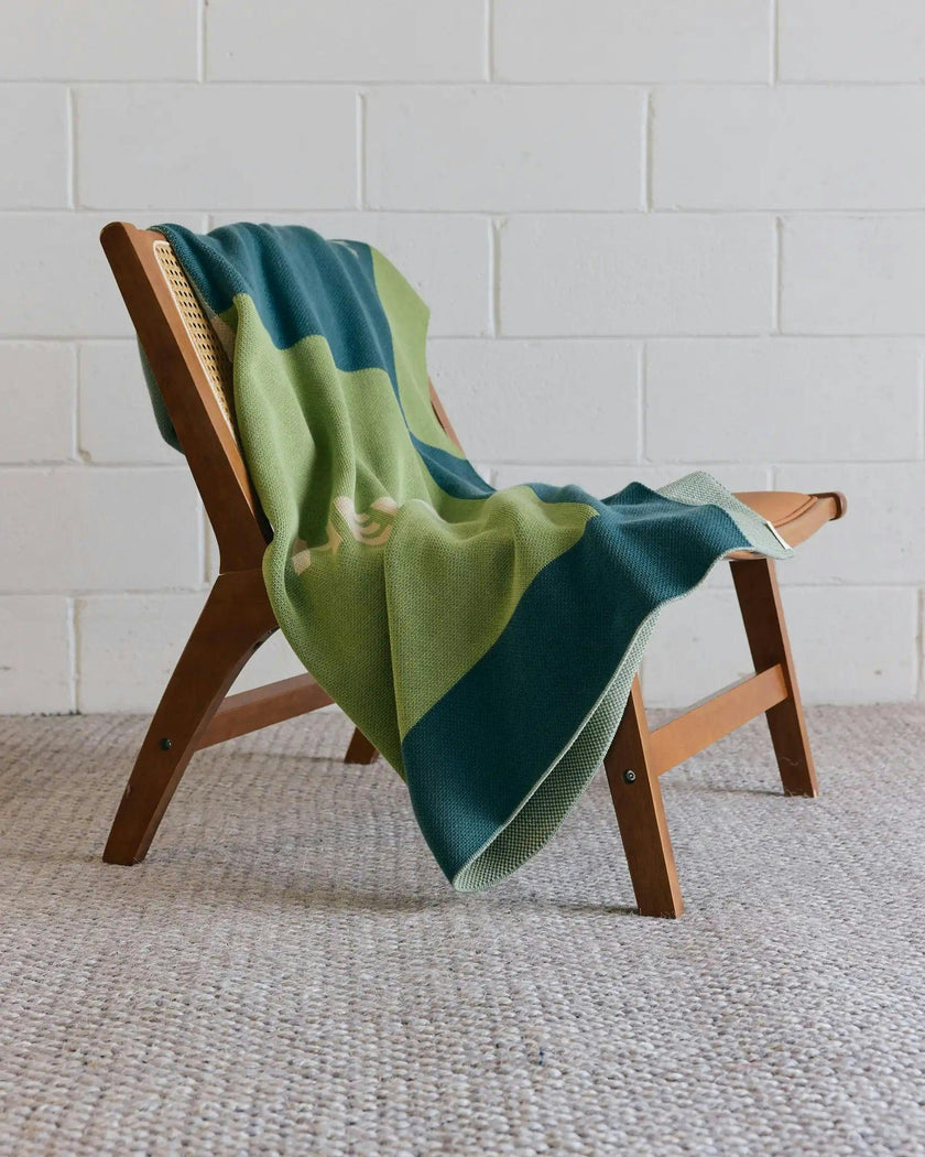 Cool People Live Here Knit Blanket