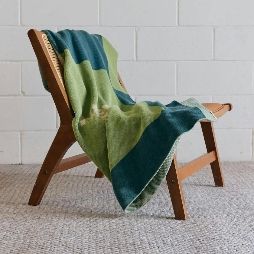 Cool People Live Here Knit Blanket