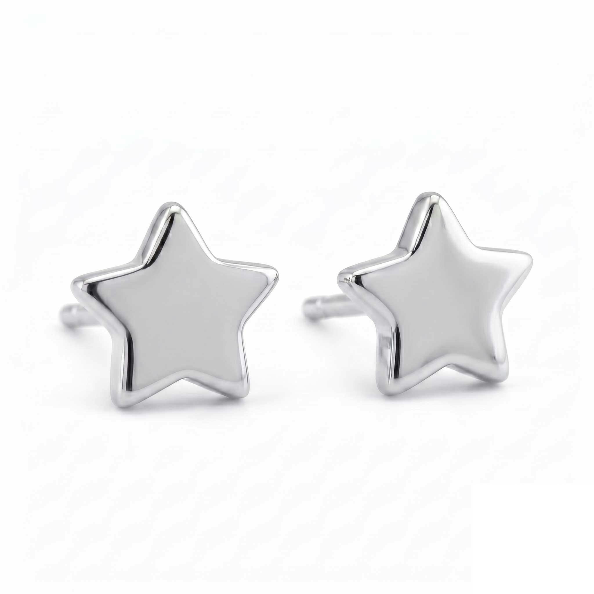 Tiny Star Stud Earrings