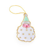 Pink Santa Ornament