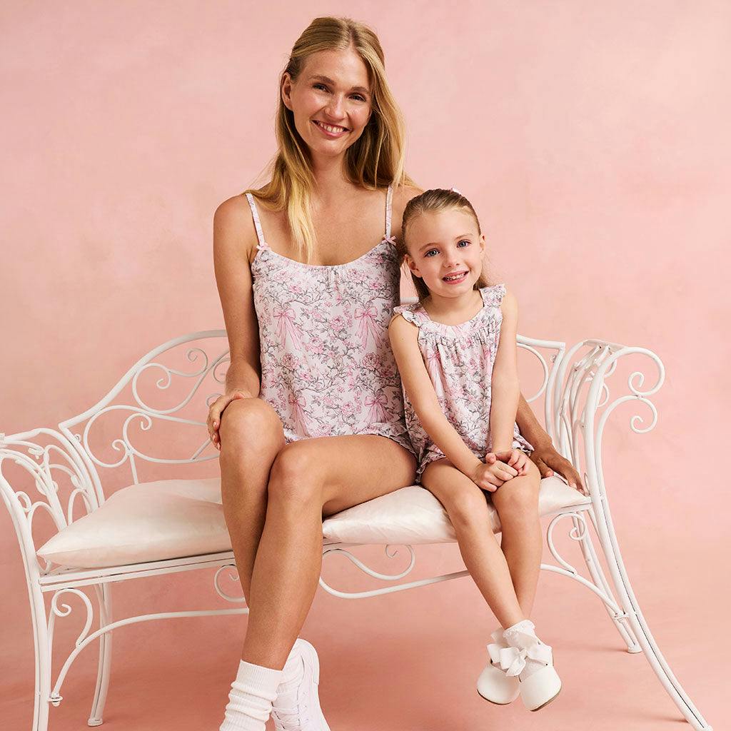 Irene Women's Ruffled Cami Short Set