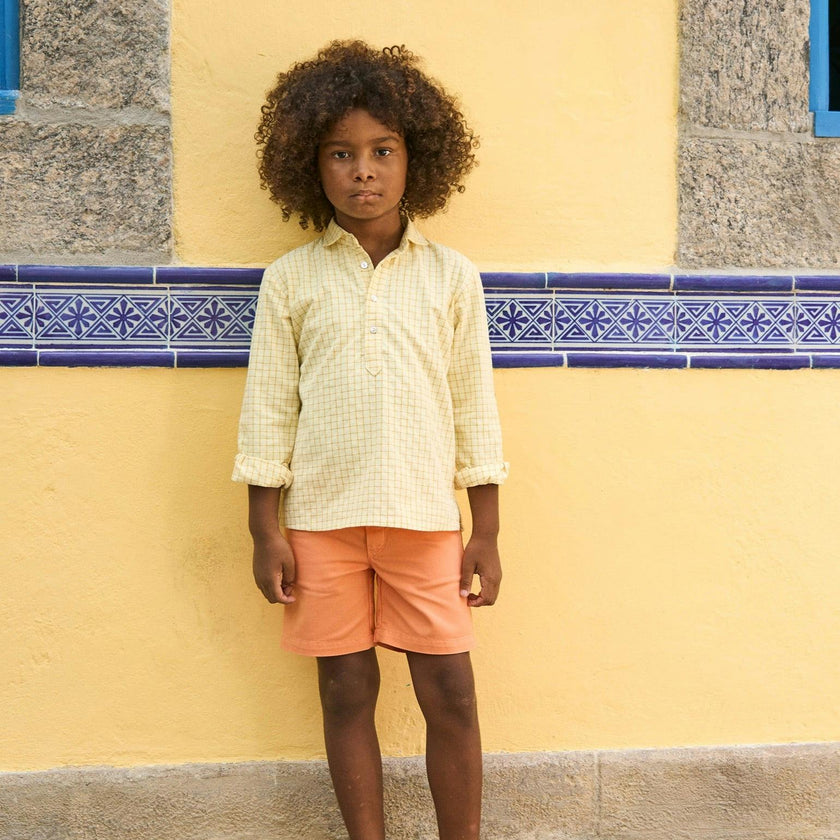 Orange Cortino Boy Shorts