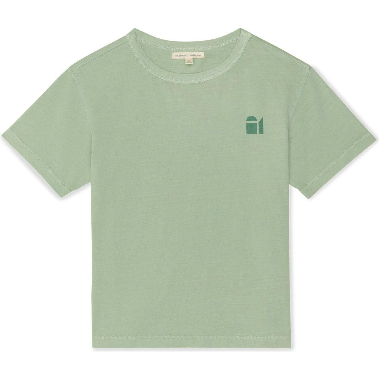 Earth Day Natural Dye Tee in Honeydew