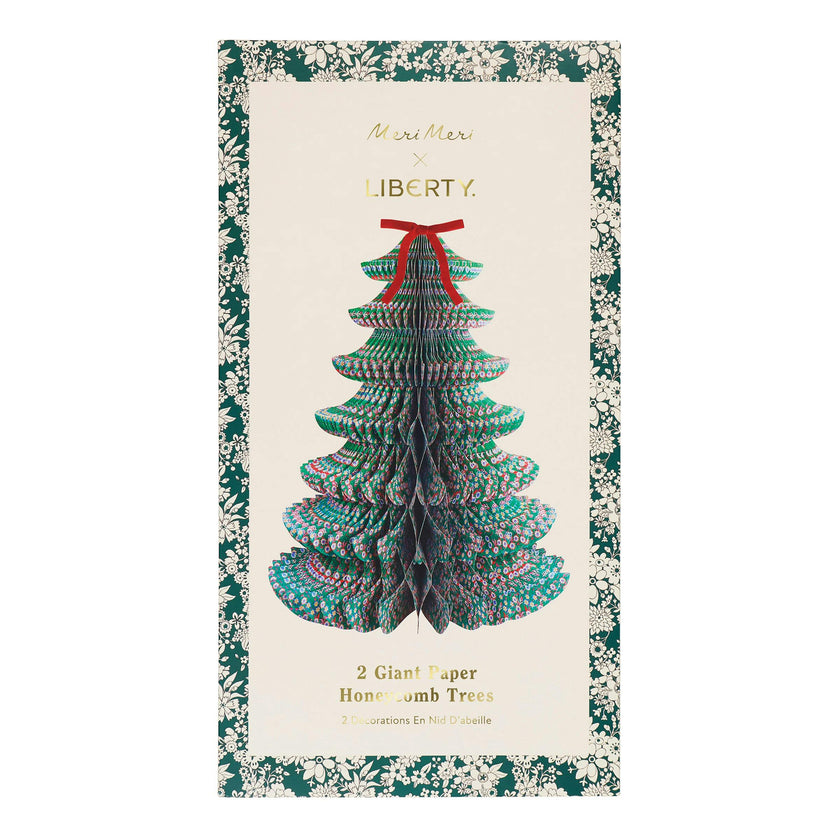 Meri Meri x Liberty Giant Paper Honeycomb Trees