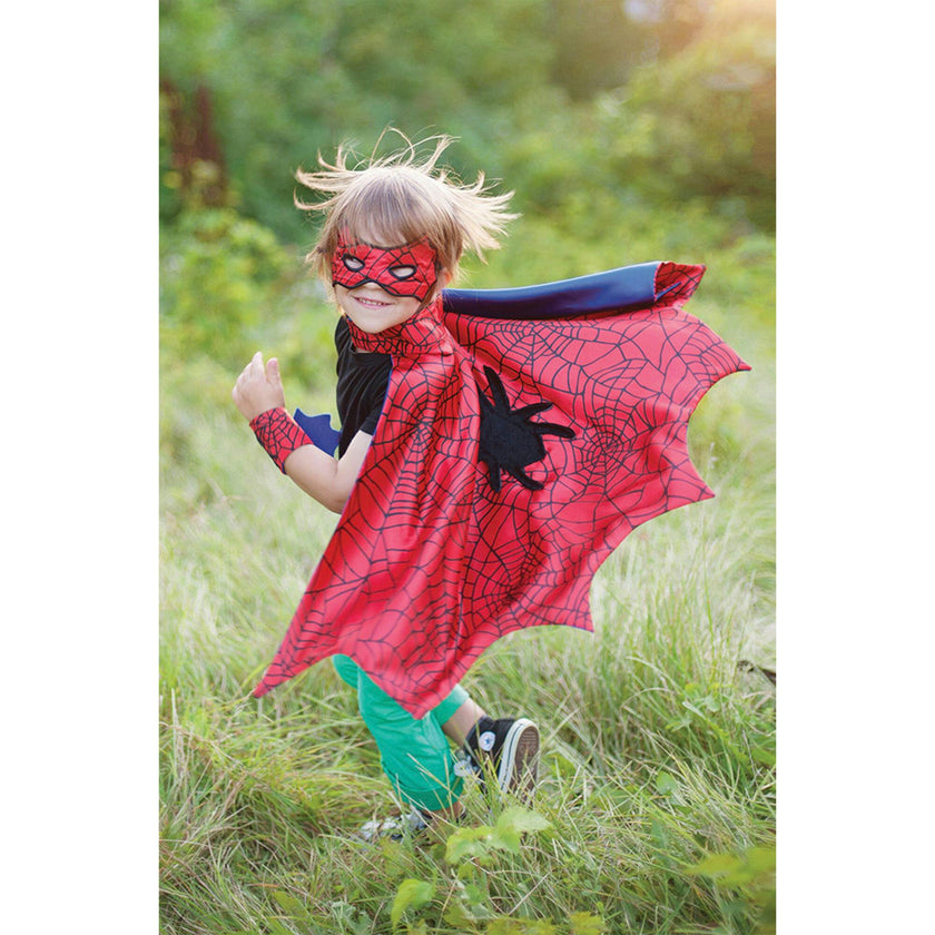 Spider Cape Set with Mask and Cuffs