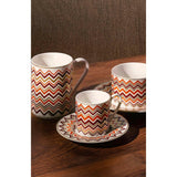 Coffee Cup & Saucer Iconic Set of 2 In Luxury Box Diam. 2.3"
