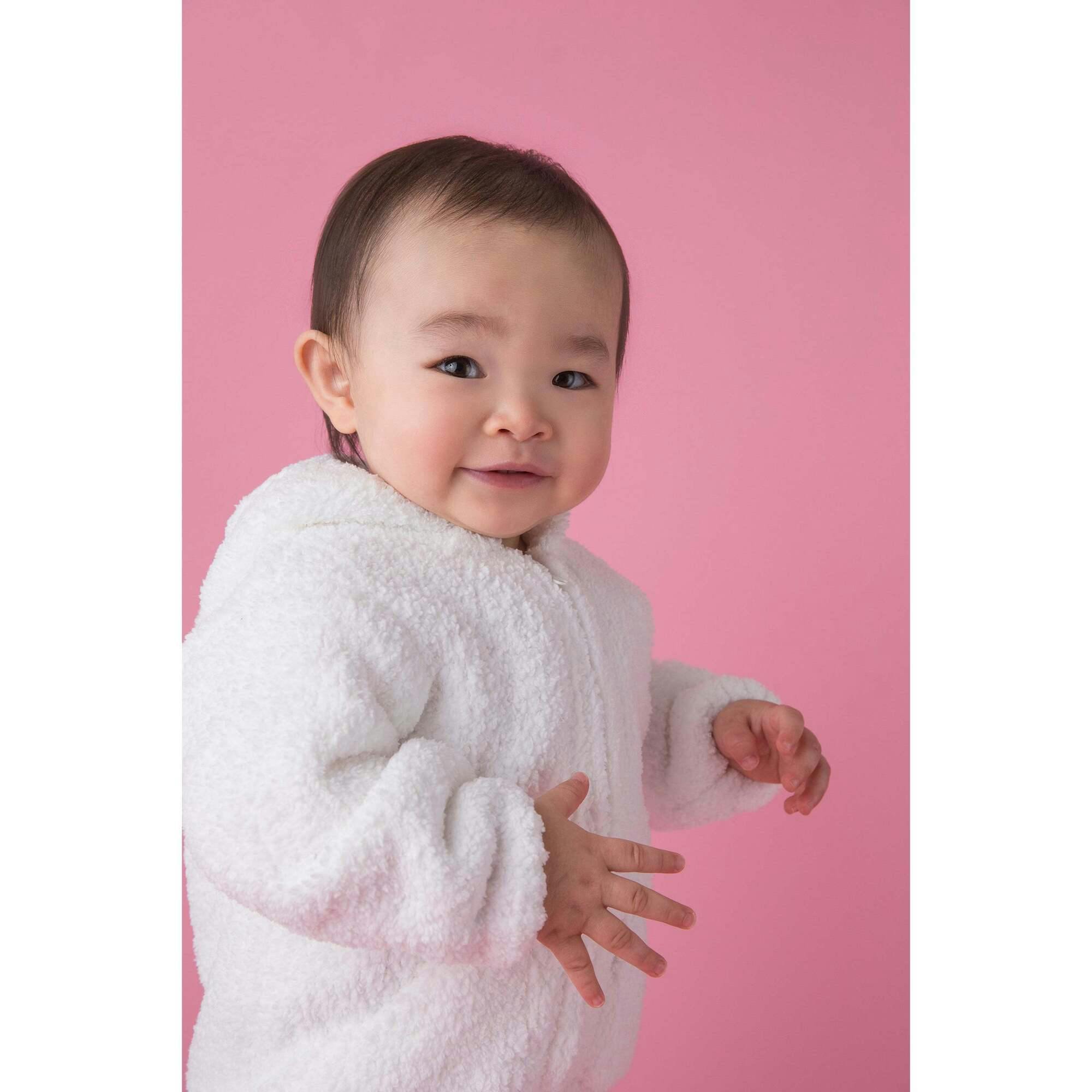 Chenille - White Hooded Jacket