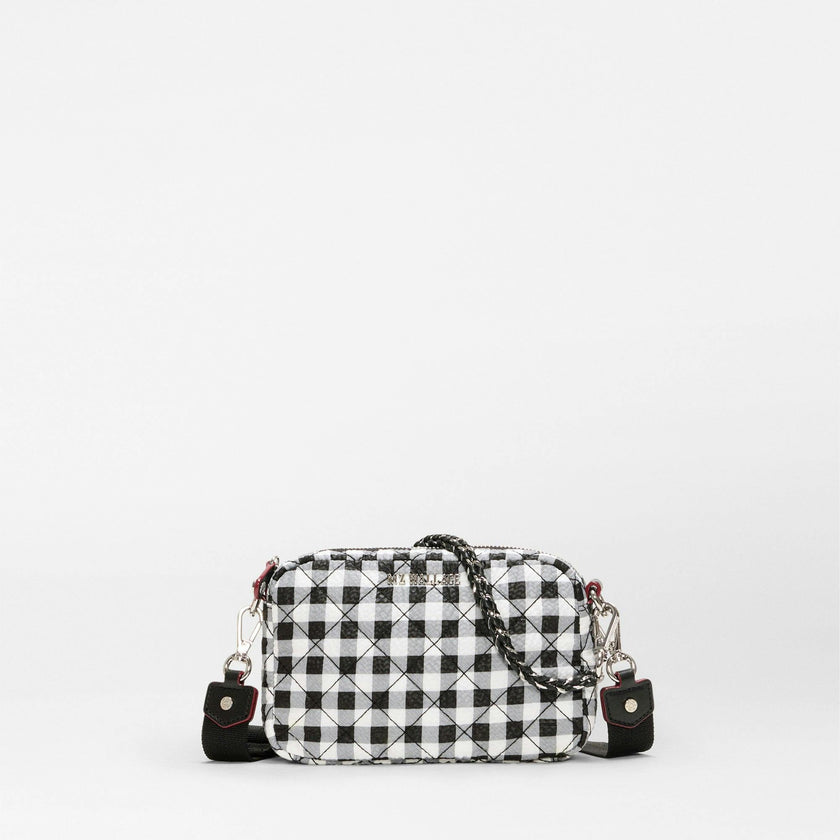 Black/White Gingham Mini Crosby