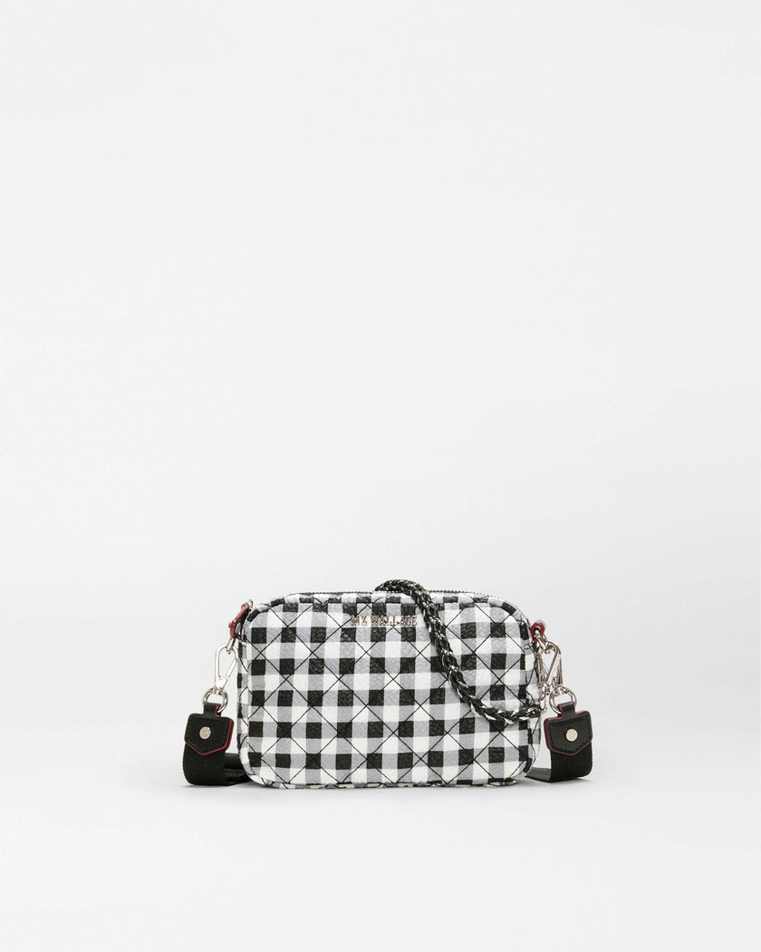 Black/White Gingham Mini Crosby