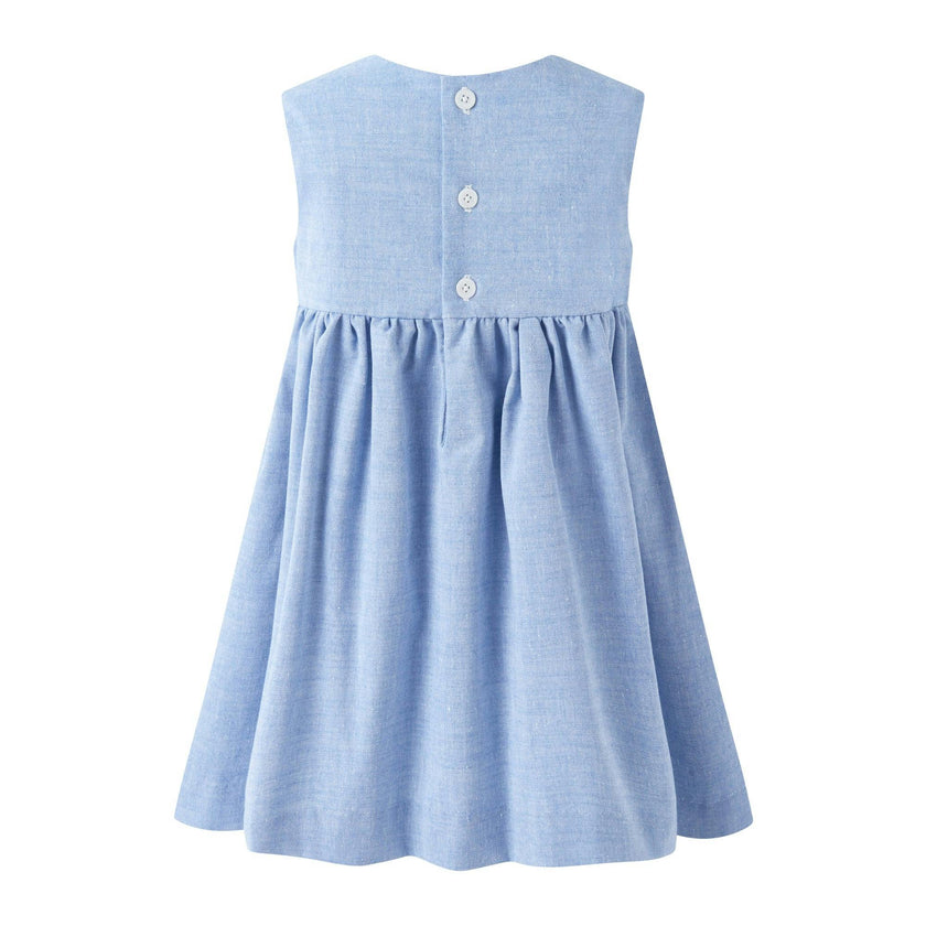 Chambray Bow Dress