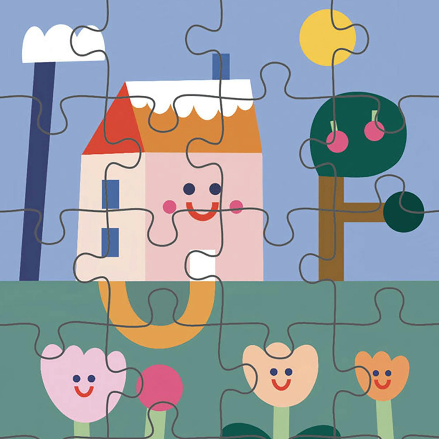 JOS: 24 Piece Puzzle - Under The Garden