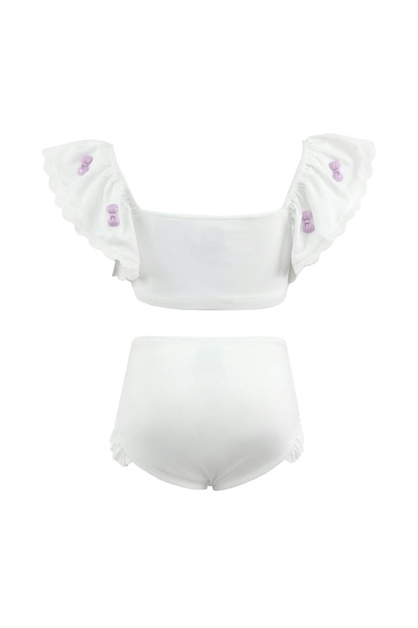 Lavender Bow Charm Bikini