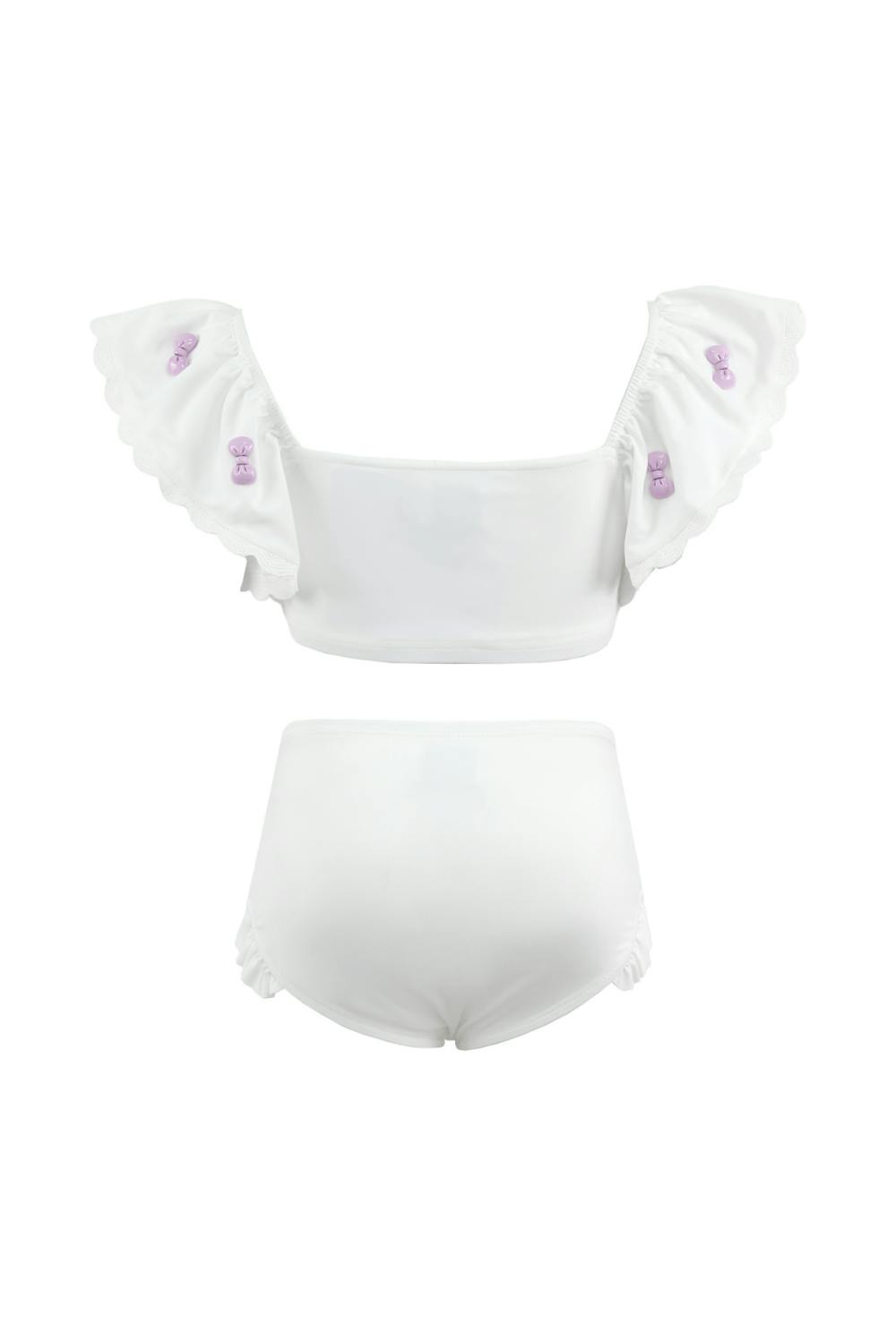 Lavender Bow Charm Bikini