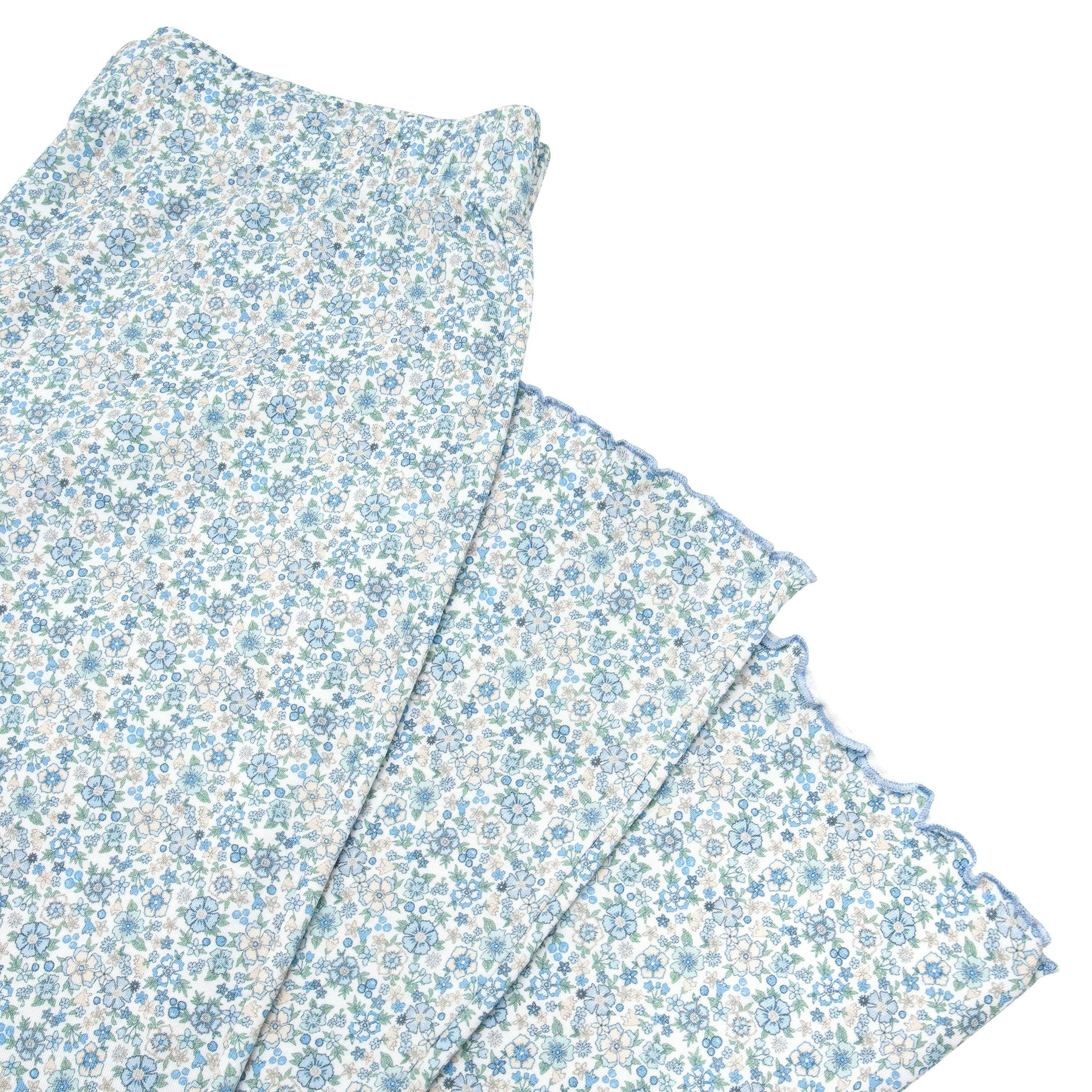 Women's Slate Floral Pima Pajamas Set