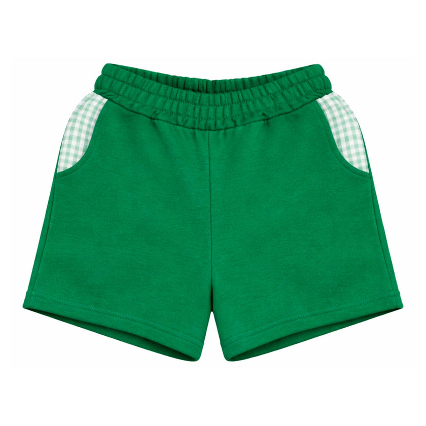 The Seersucker Pocket Short - Green