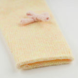 Bows Fuzzy Roll-Edge Knitted Pullover