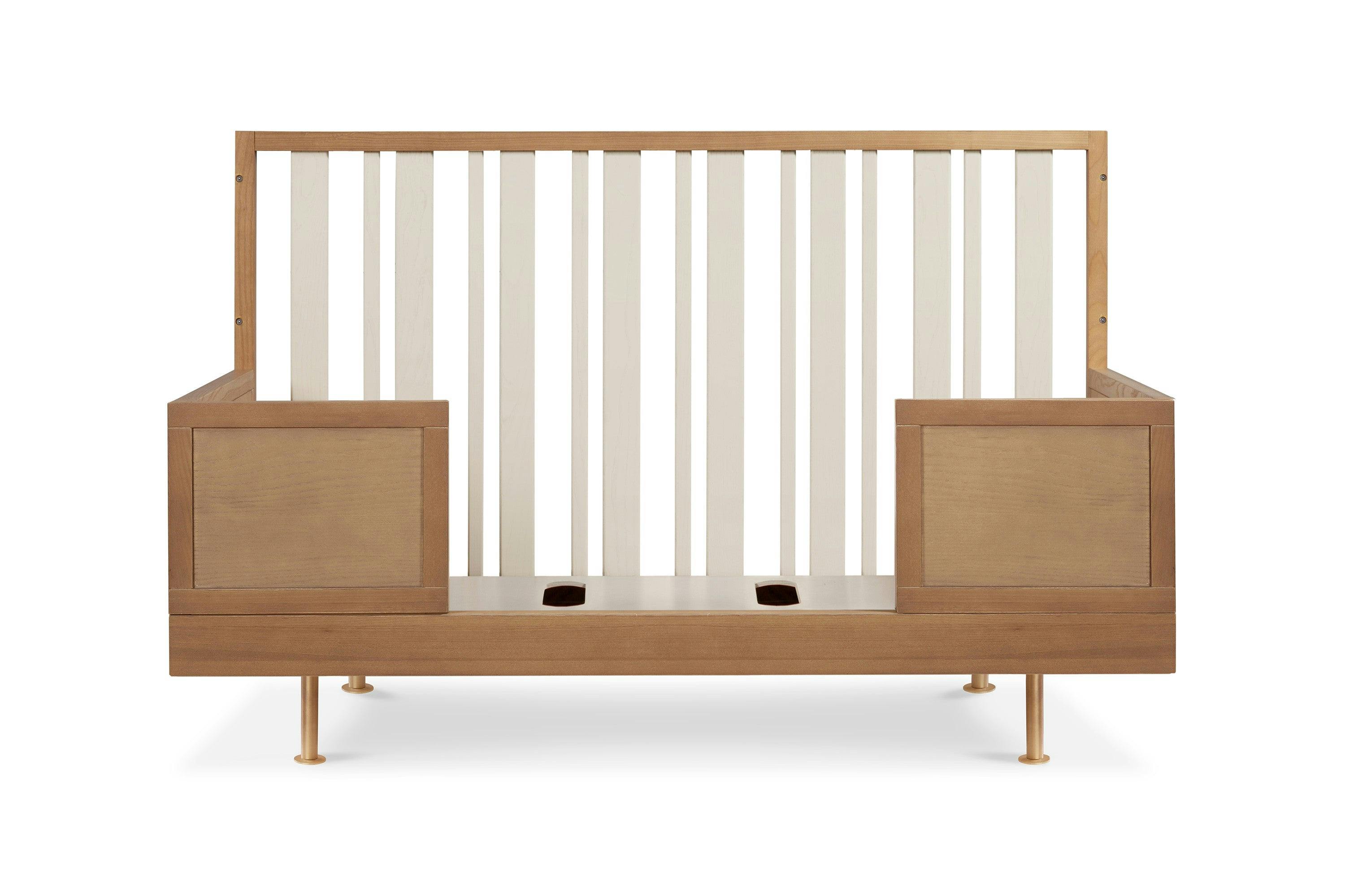 Nursery Works Novella Crib In Stained Ash / Ivory Finish