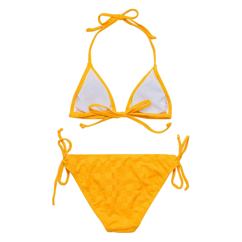 Check Me Out Marigold Teen Triangle Bikini