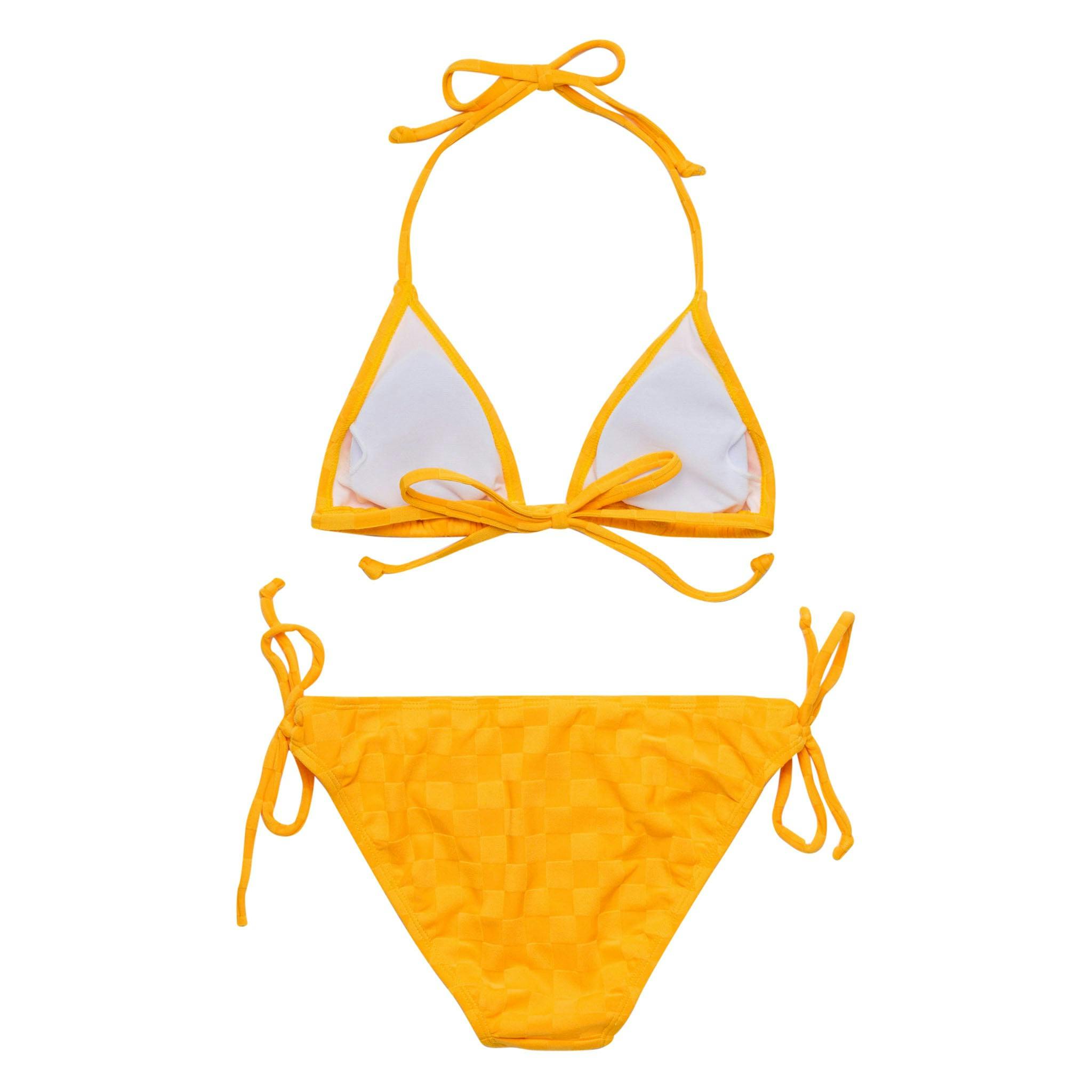 Check Me Out Marigold Teen Triangle Bikini