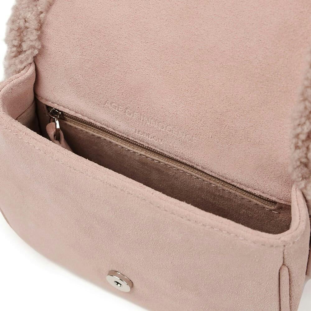 Shae Suede Crossbody Buckled Bag