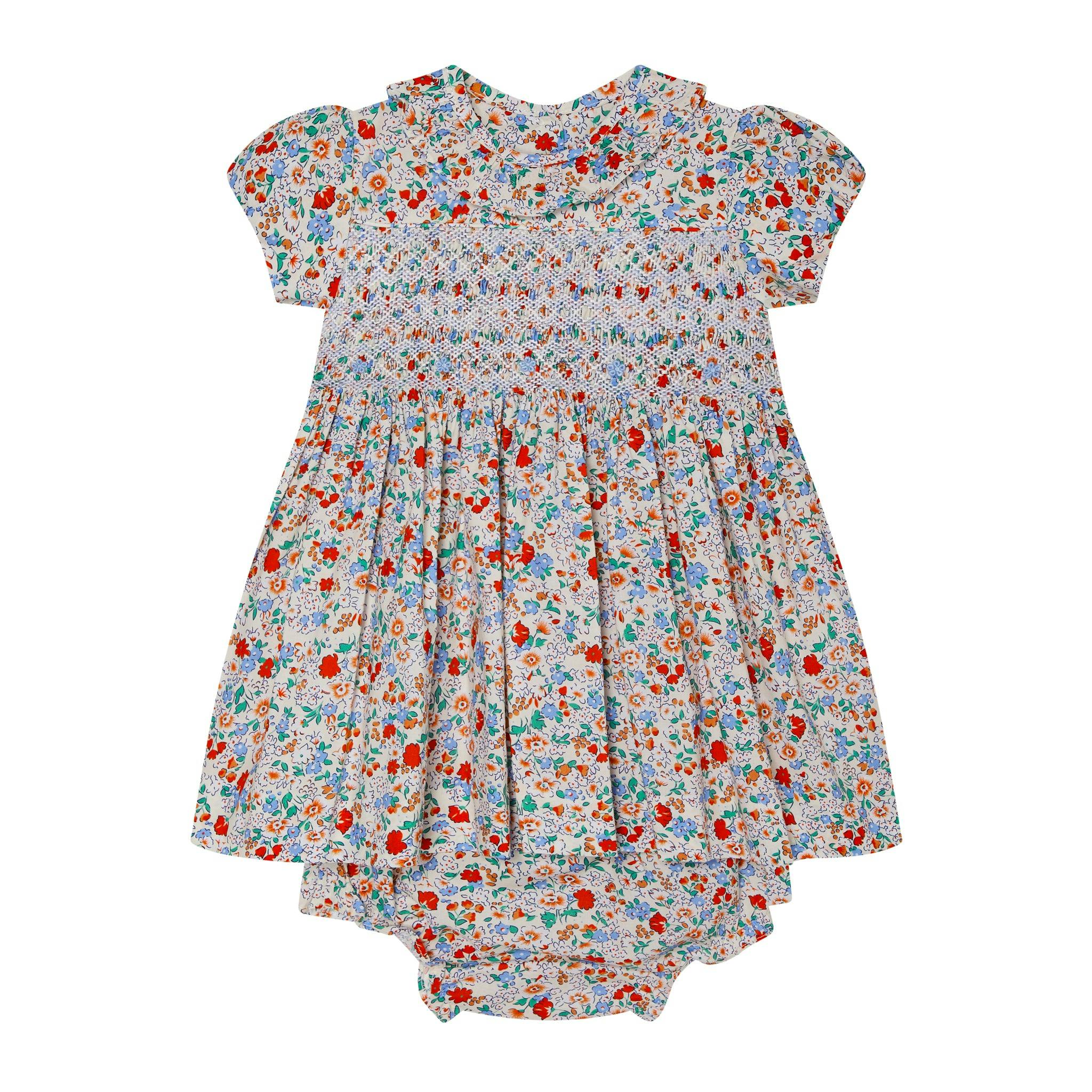 Hand-Smocked Baby Dress Freesia