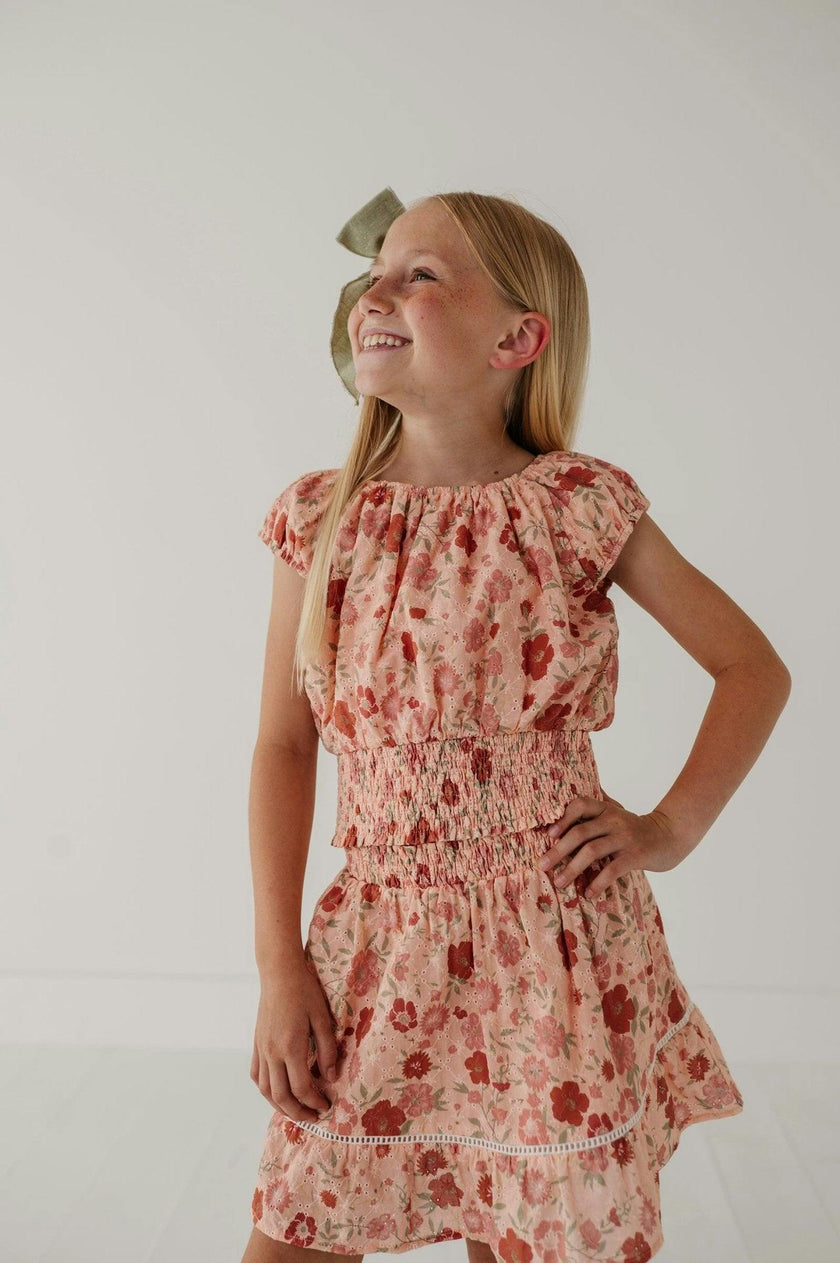 Eyelet Peasant Top