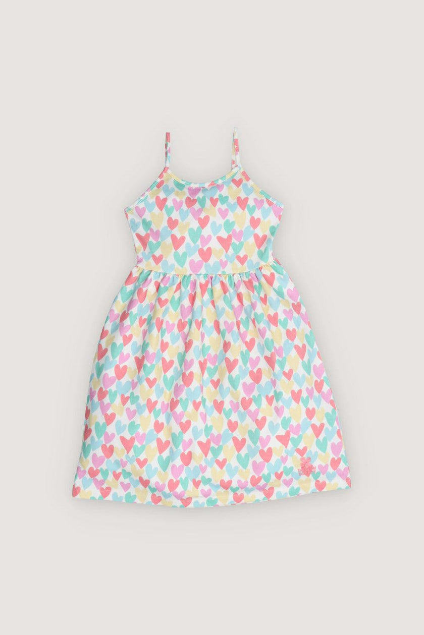 Anis Dress Hearts Print