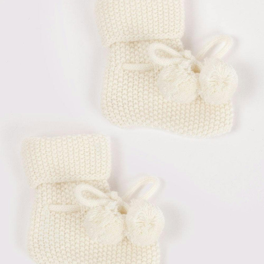 Baby Booties in White