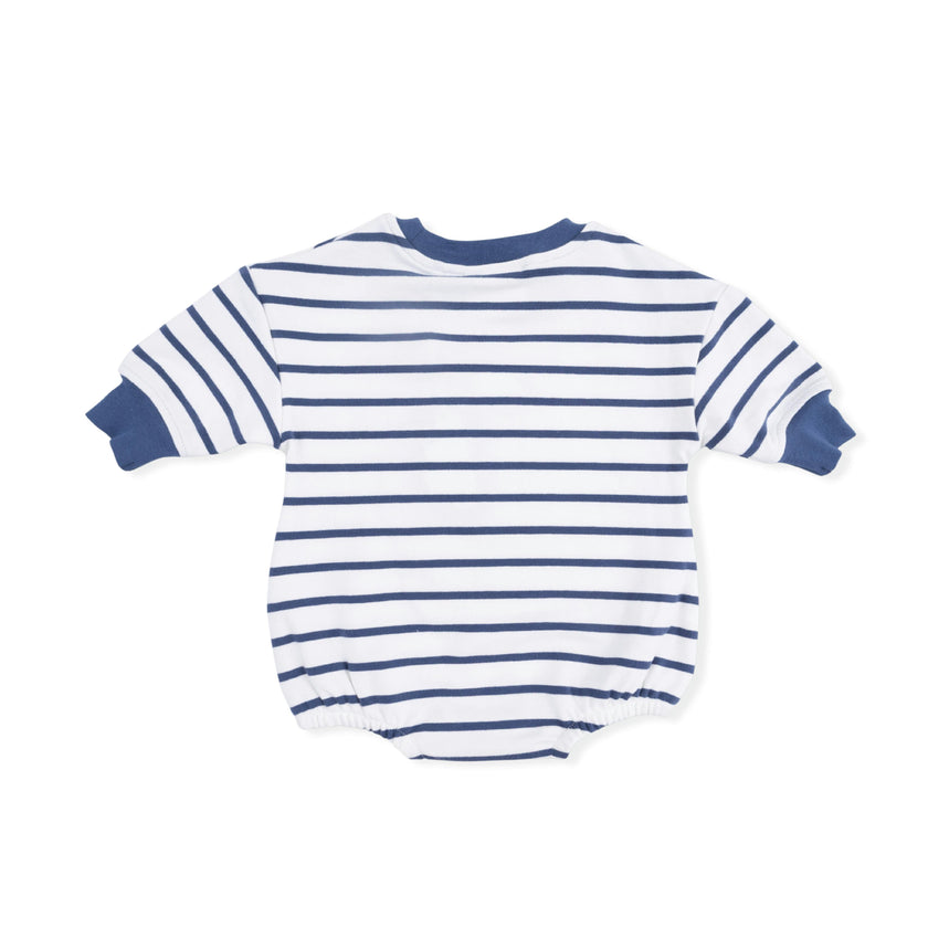 Sailor Sea Creatures Appliques - Sweatshirt Bubble Stripe
