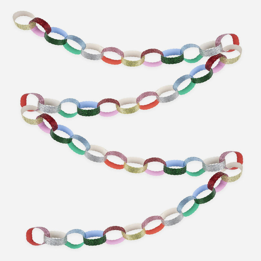Glitter Paper Chains