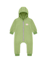 children's merino wool overall - green pea