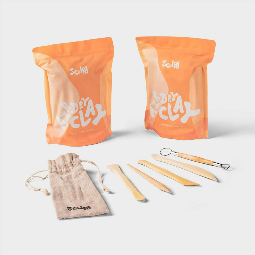 Home Pottery Kit with Paint Set