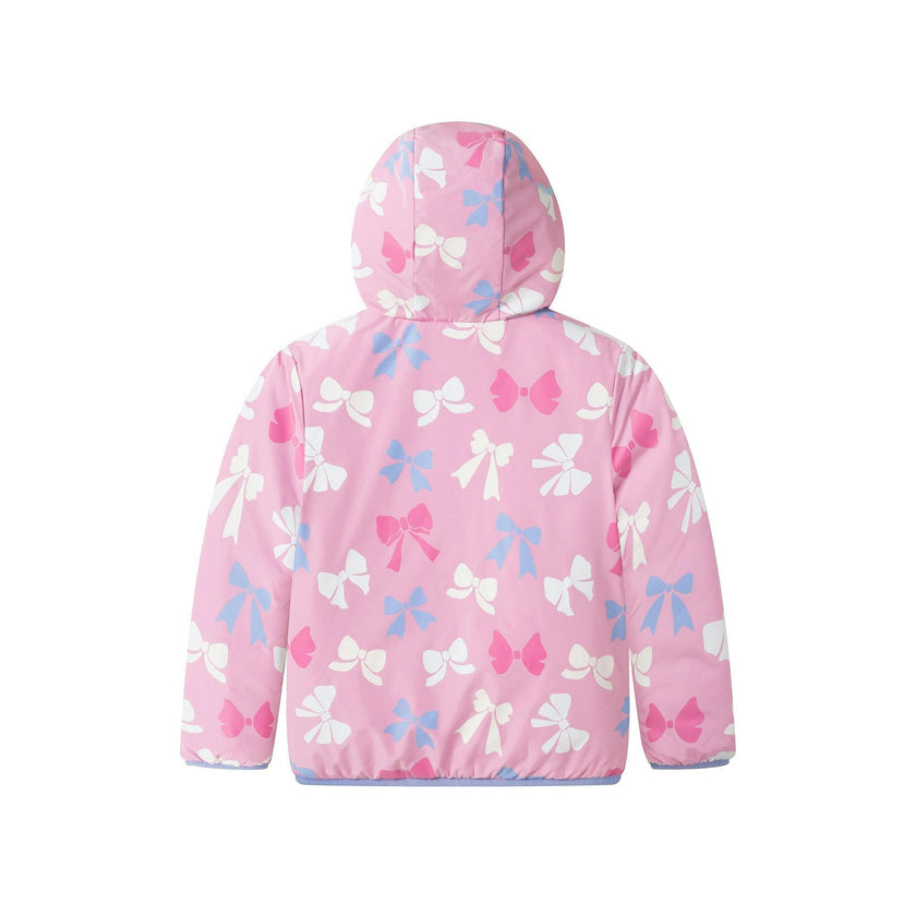 Reversible Color-Changing Puffer Jacket | Pink Bows