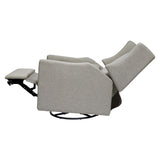 Kiwi Electronic Recliner and Swivel Glider with USB port in Performance Grey Eco-Weave