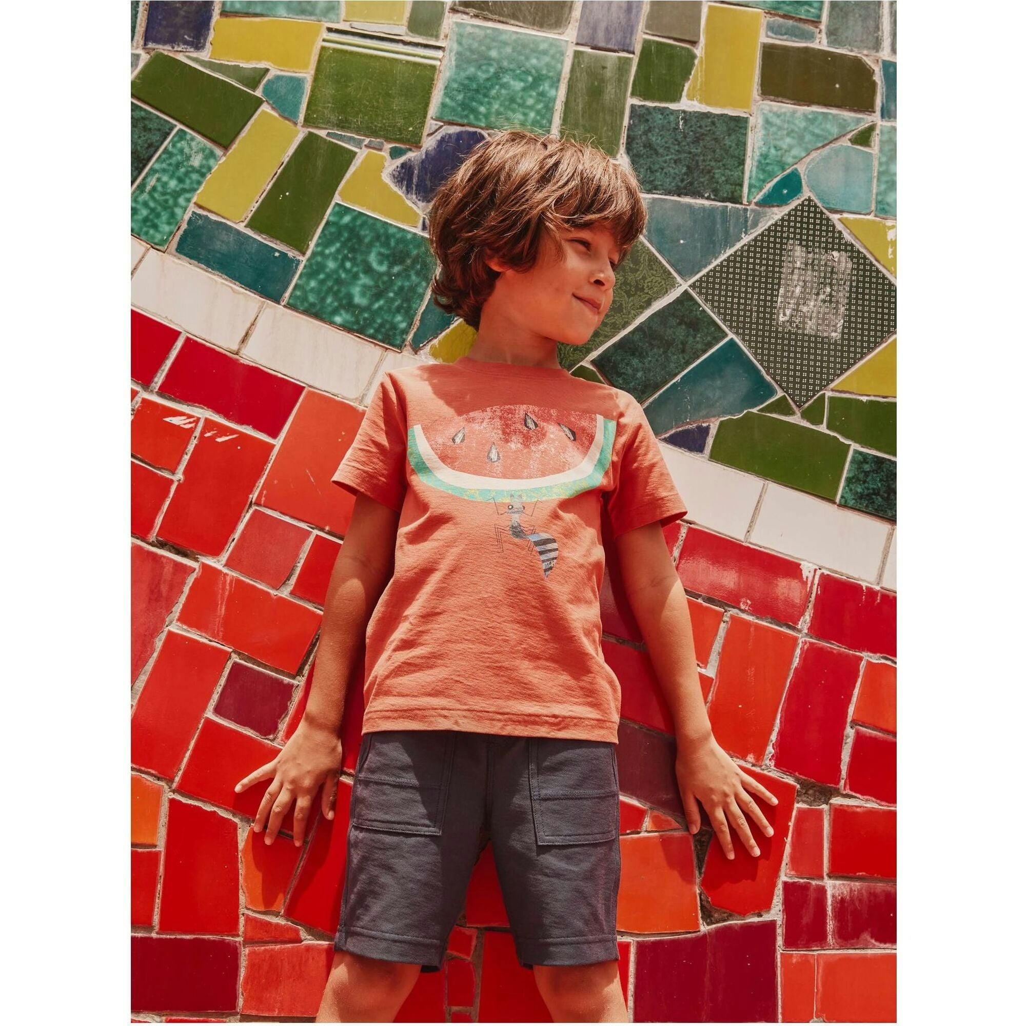 Mighty Ant Graphic Tee, Red