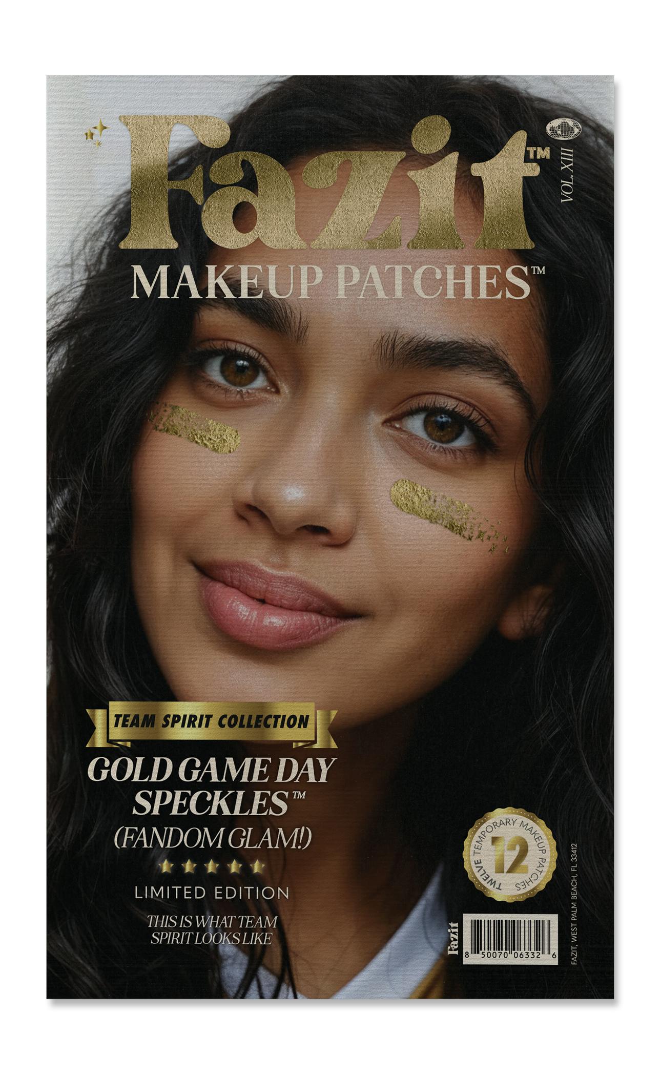 Gold Game Day Speckles