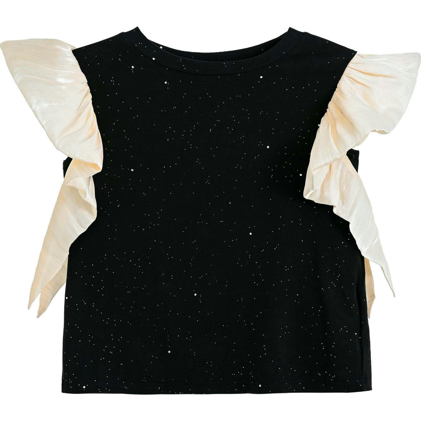 Glitter Ruffle Skirt Set