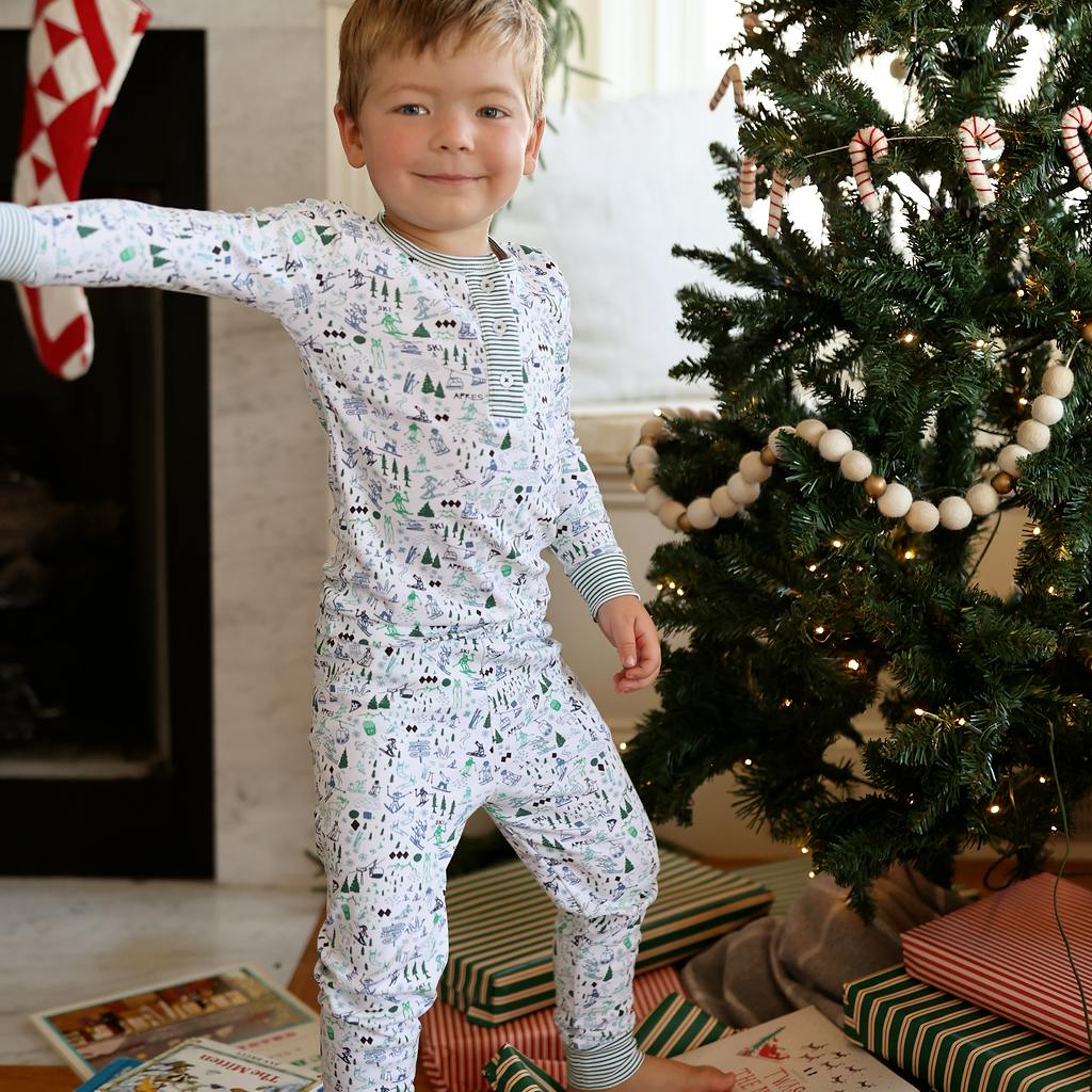 Après Ski Two Piece Kids Pajamas