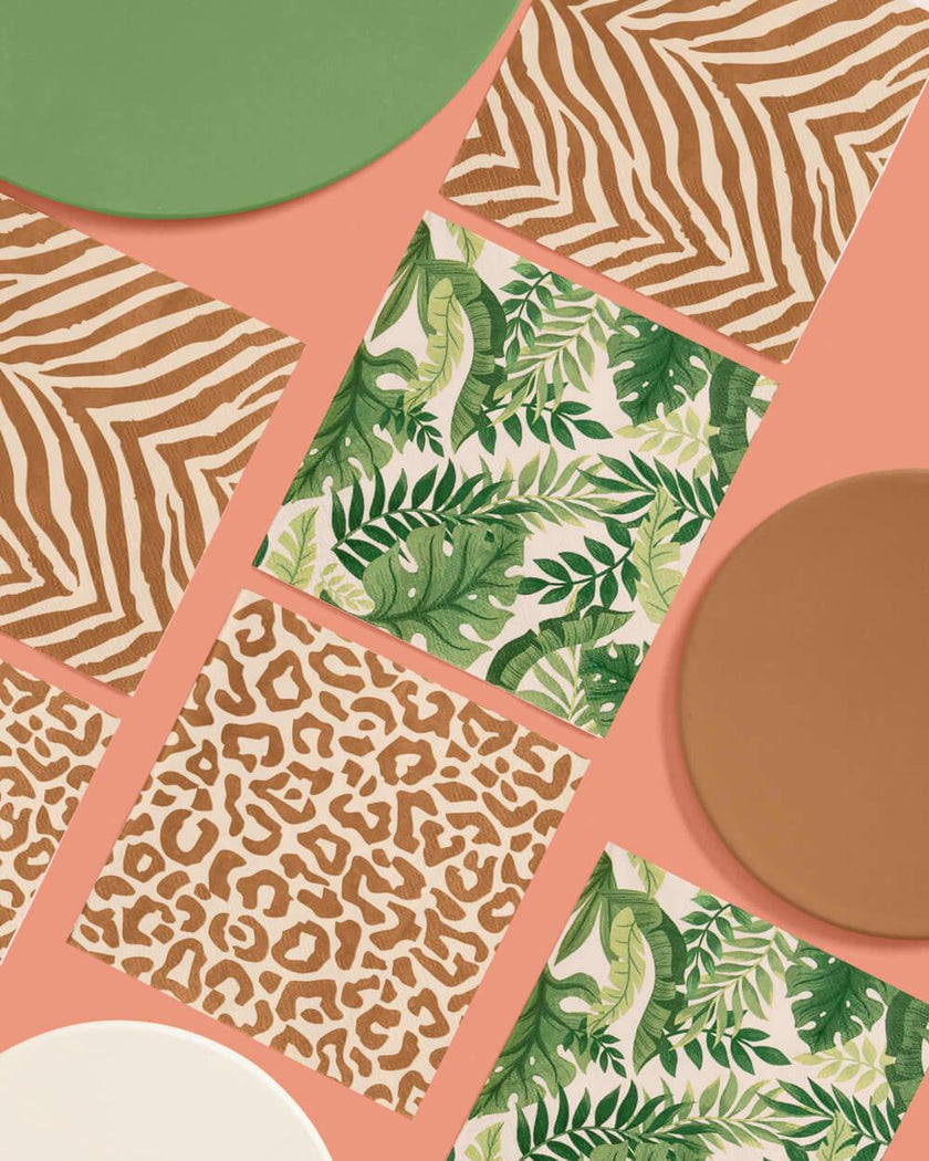 Safari Napkins - 24 paper napkins