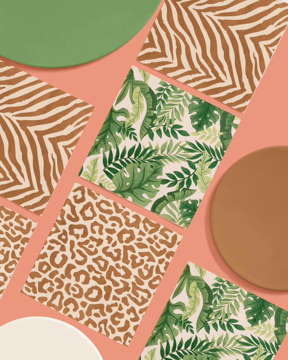 Safari Napkins - 24 paper napkins